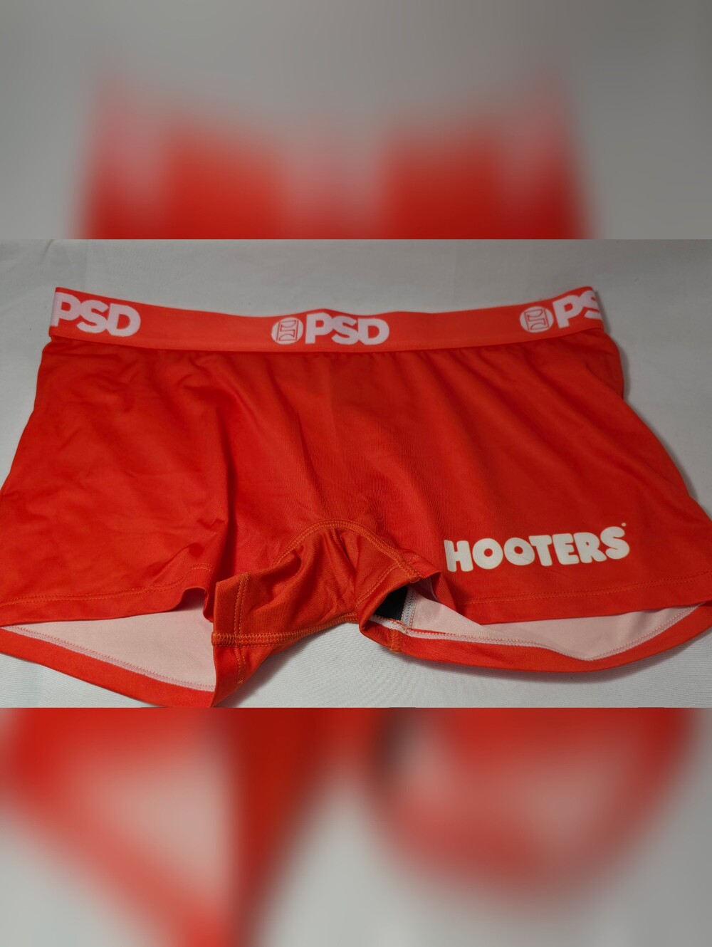 Hooters Bright Orange PSD Shorts